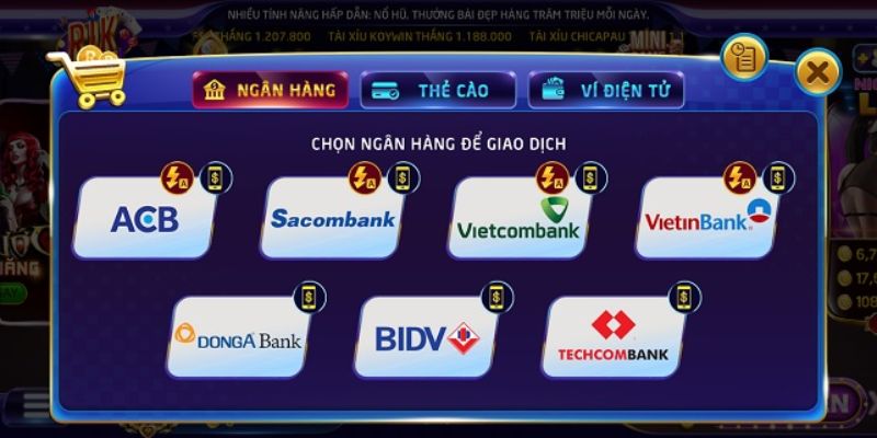 Sử Dụng Các Phương Thức Nạp Tiền Phù Hợp